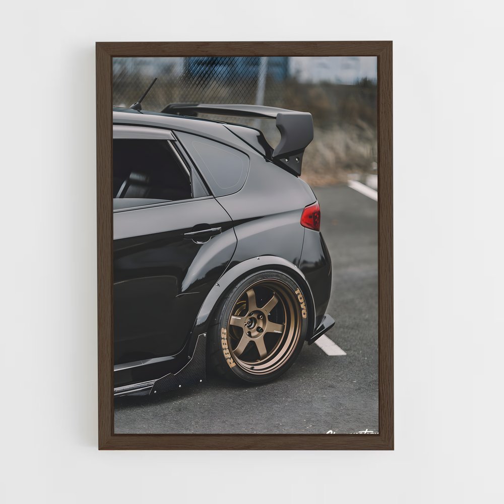Poster superbe Wrx sti hatchback – affiche Subaru (vue 5)
